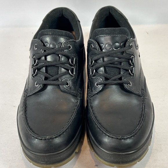 Ecco Track 25 Low Gore-Tex Men's Size 46EU 12US Black Leather Waterproof Shoes - Picture 6 of 15